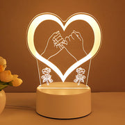 3D Lamp Acrylic USB LED