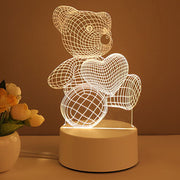 3D Lamp Acrylic USB LED