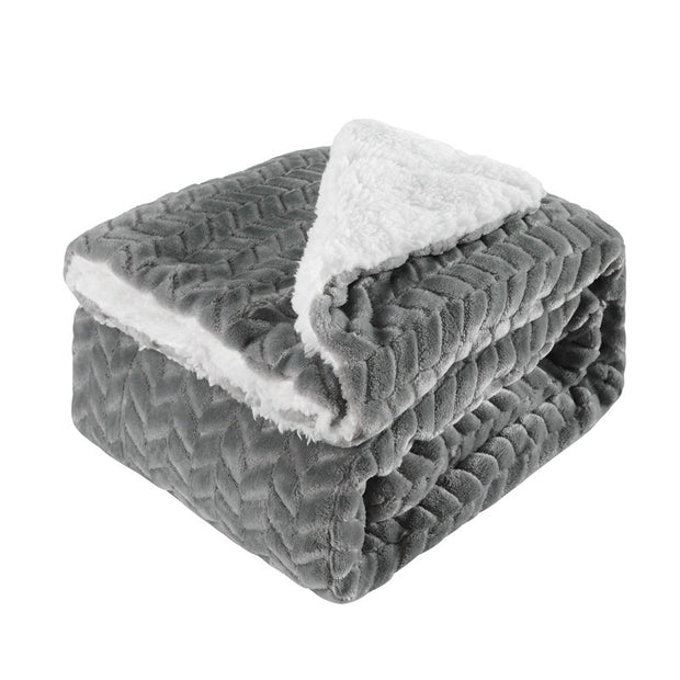 Thickened Flannel wool double blanket