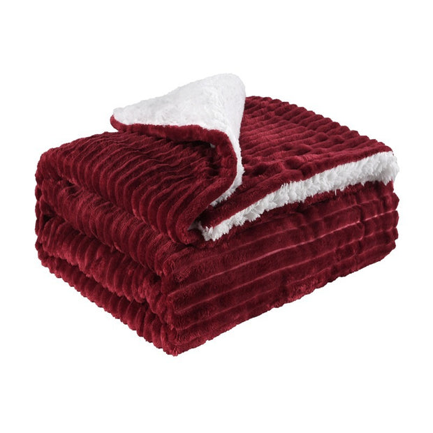 Thickened Flannel wool double blanket