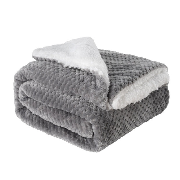 Thickened Flannel wool double blanket